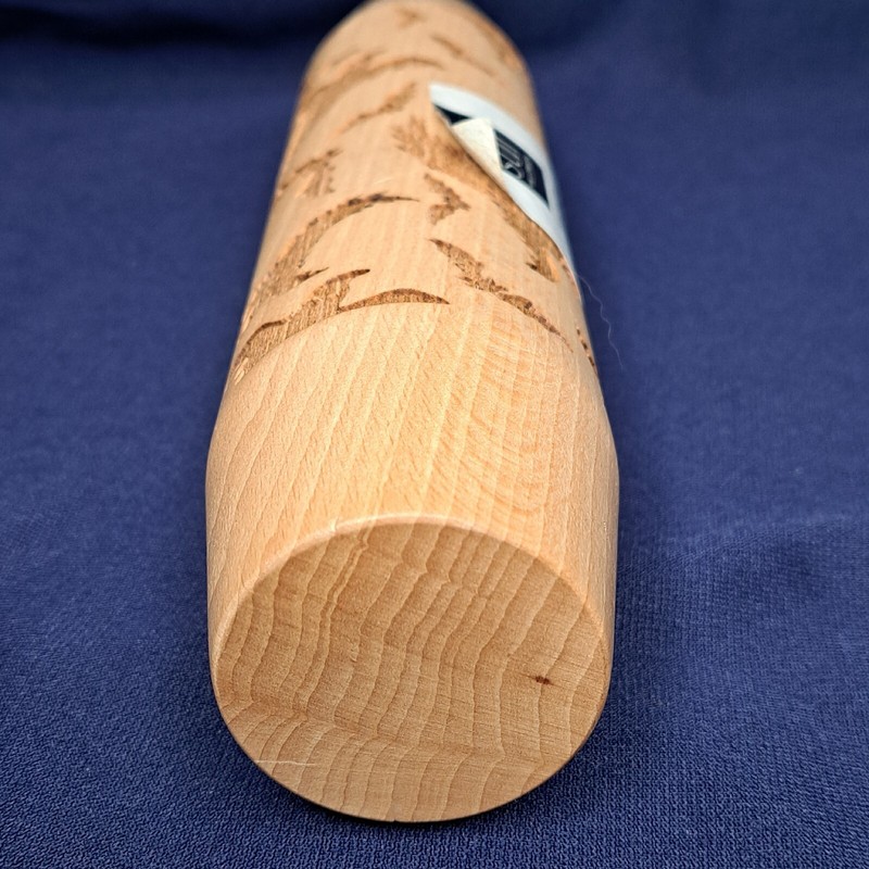 STIR Unused Wooden GHOSTS BATS Short Rolling Pin Embossing Halloween Treats 2022 gallery