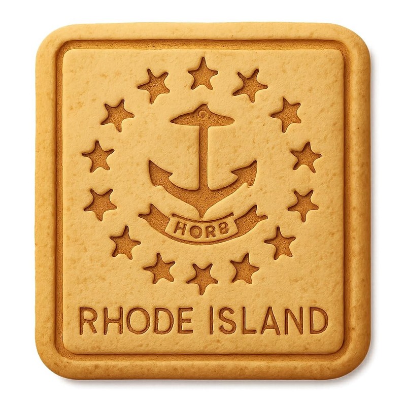 Coastal Rhode Island Cookie Cutter & Stamp, Fondant & Clay – 4×4