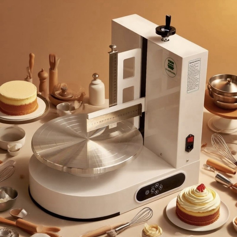 PYY Electric Cake Decorating Machine, Rotating Platform, 14" White gallery