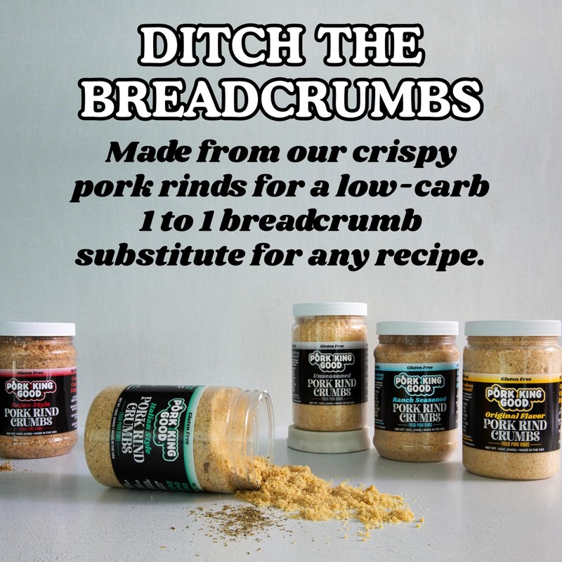 Pork King Good Low Carb Keto Diet Rind Breadcrumbs! 12 Ounce (Pack of 1) gallery