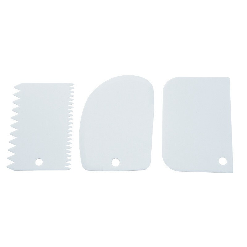 Comb Baking Tool Icing Scraper PIECES Smooth Smoother Smoothing cutting Cake gallery