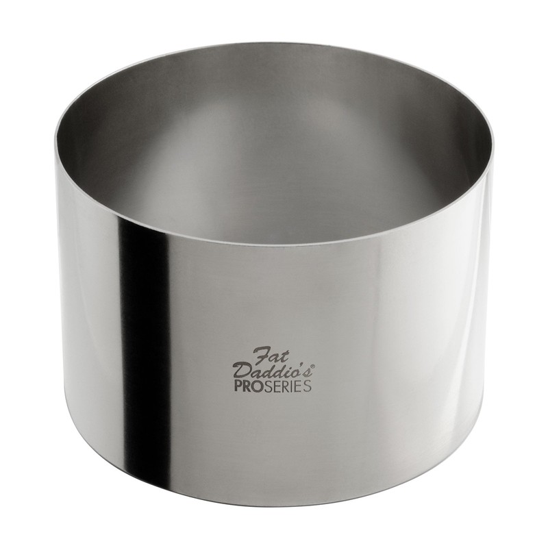 Stainless Steel Round Cake Pastry Ring Baking Mold Tool Kitchen 5×3 Inch