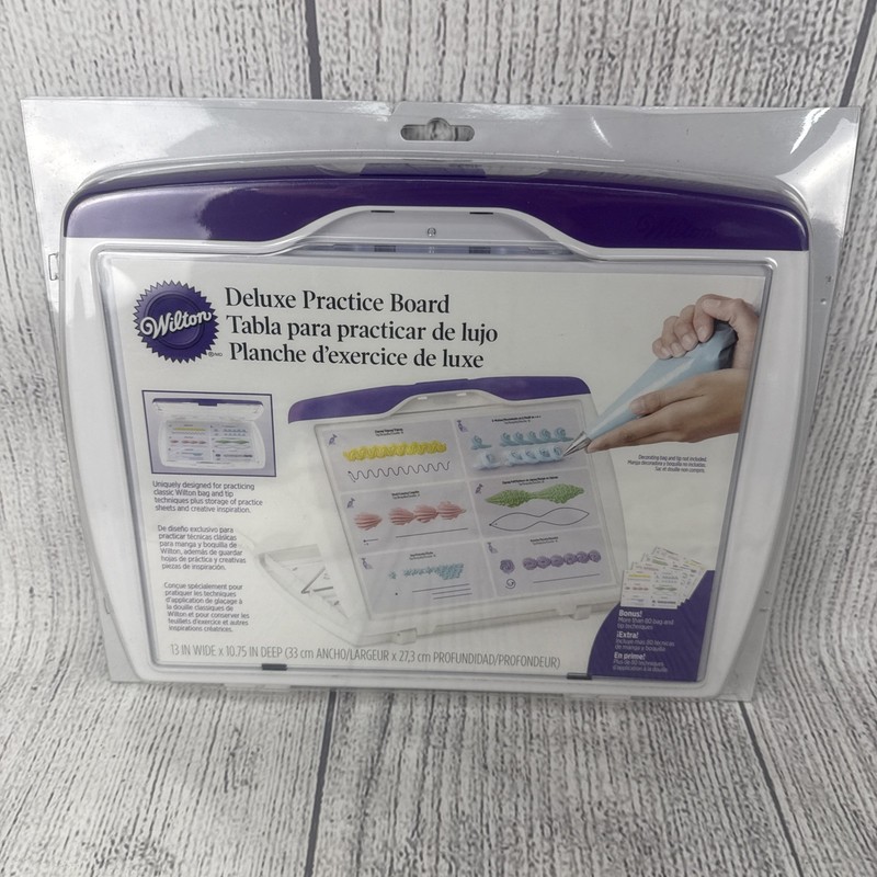 Wilton Deluxe Practice Board Set for Cake Decorating Training – New Sealed