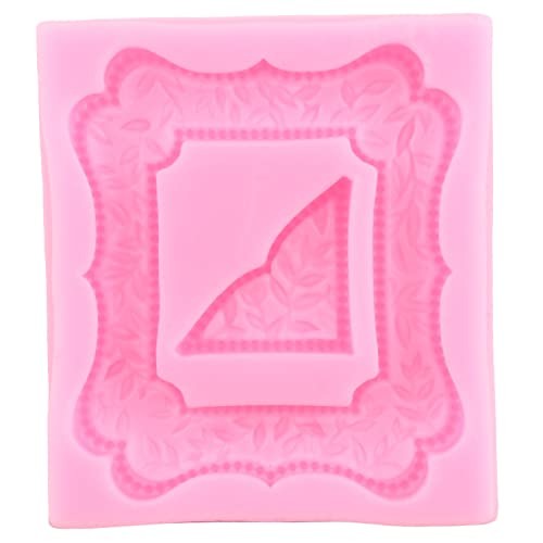 Photo Frame Fondant Molds Picture Frames Silicone Mold Vintage Frame Style A gallery