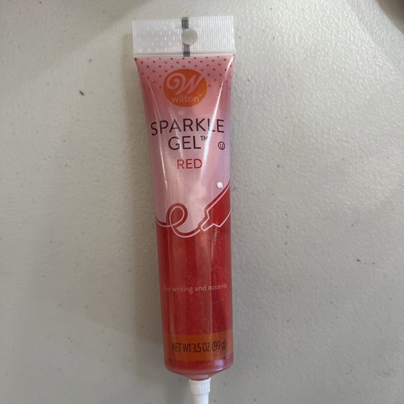 Wilton-Sparkle Red Gel-For Writing/Accents:2pz/56gm-ShipN24Hours