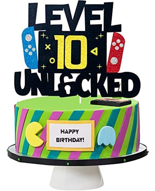 Level Unlocked Video Game Cake Topper - Level Unlocked Awesome 2012 Boy's 10 gallery