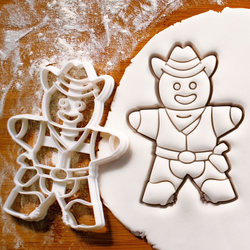 Cowboy Gingerbread Cookie Cutter – Wild West Country theme birthday party, ranch