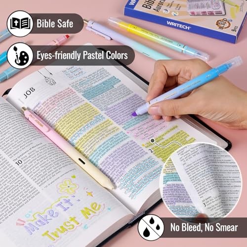 Bible Mate Journaling Set: No Bleed Aesthetic Highlighters & Multicolor-1.0mm gallery