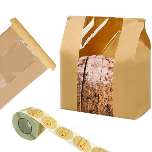 200 Pack Large Paper Bread Bags for Homemade Bread Sourdough 200 Pack Yellow gallery