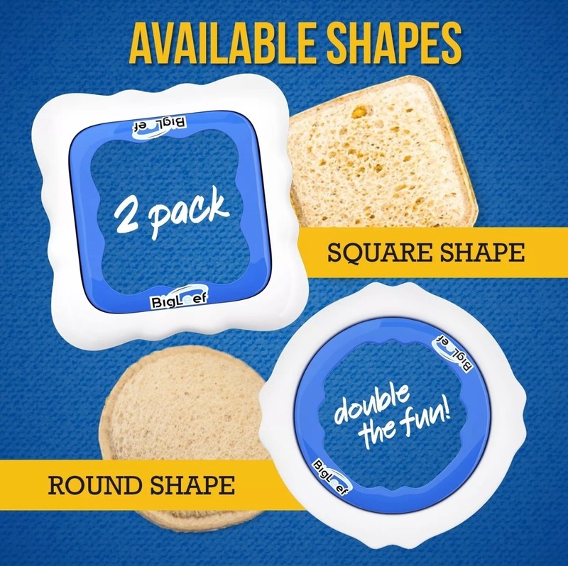 tUncrustable Maker - Sandwich Cutter and Sealer - PBJ Combo (Round& Square) gallery