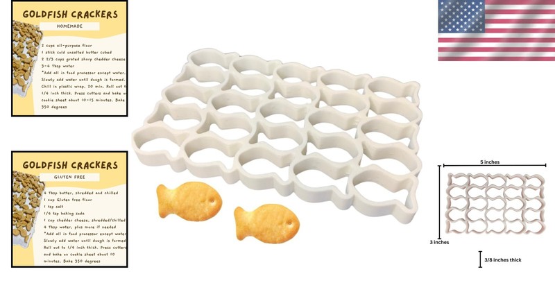 Mini Goldfish Cookie Cutter - Perfect for Kids' Baking Adventures (5x3in) gallery