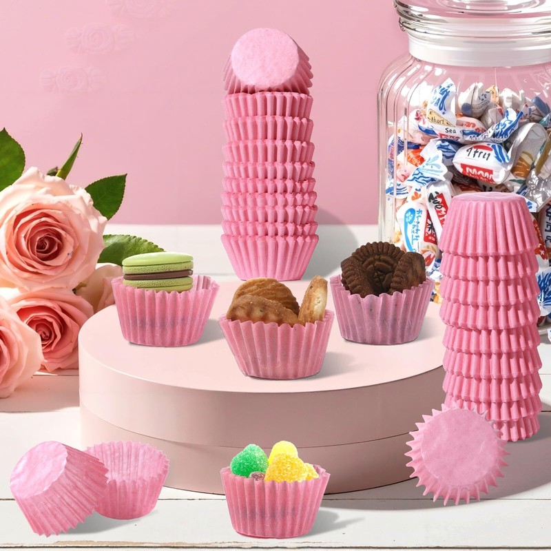 1000pcs Mini Cupcake Liners for Baking 1inch Muffin Liners Small Truffles Cho... gallery