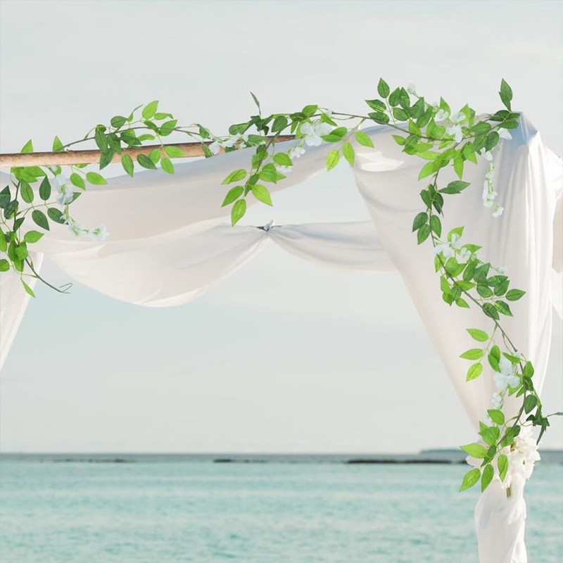 Simulated Wisteria Garland (4pcs) – Hanging Flowers for Decor gallery