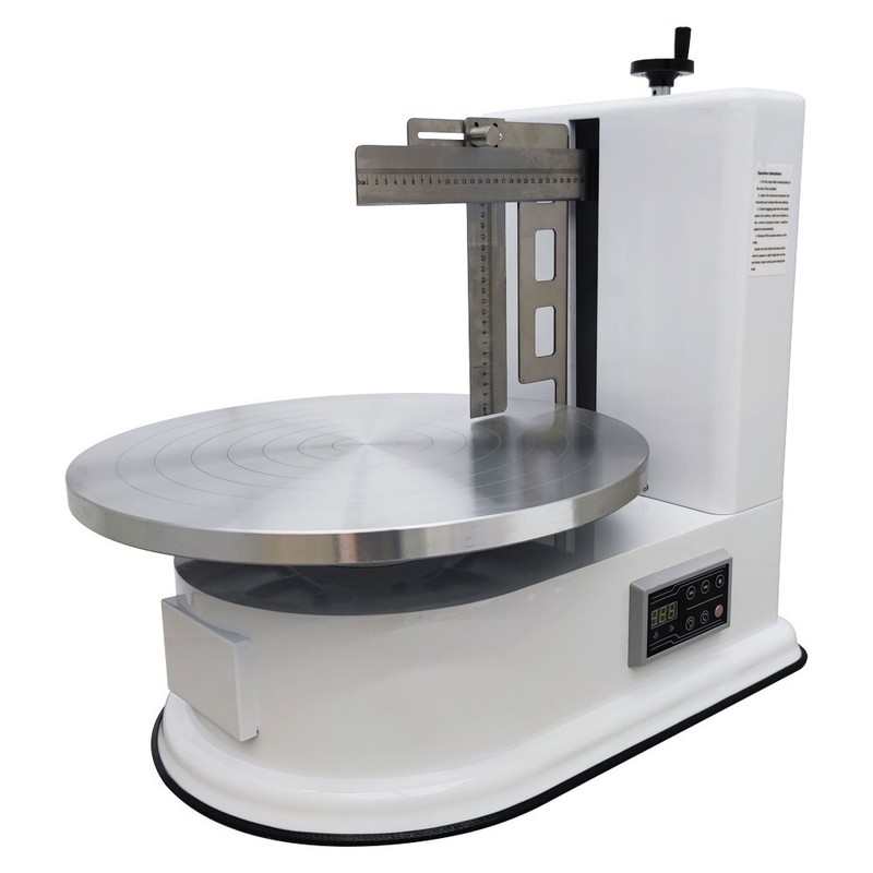 Electric Cake Spreading Coating Machine Cream Scraper Touch-tone Panel 4"-16" gallery