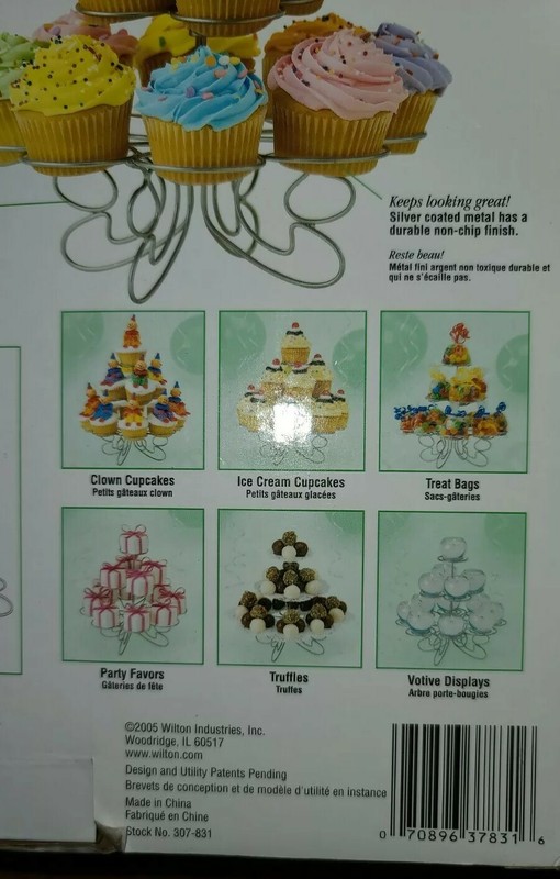 NEW Wilton Cupcakes N' More Dessert Stand Party Display Metal Holds 13 Cupcakes. gallery