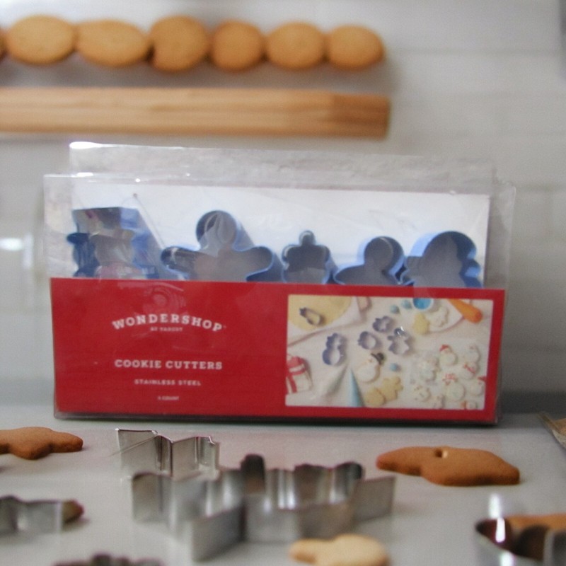 Target’s Wondershop Christmas Blue Snowmen Cookie Cutters 5 Pack