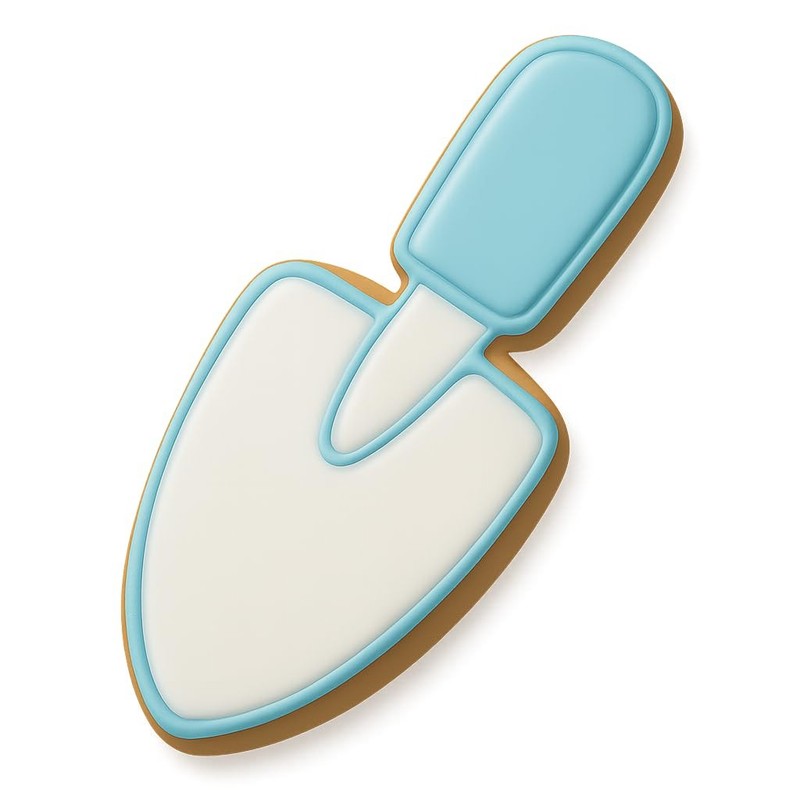 Soil Scoop Cookie Cutter & Stamp, Fondant & Clay - 4x2 gallery