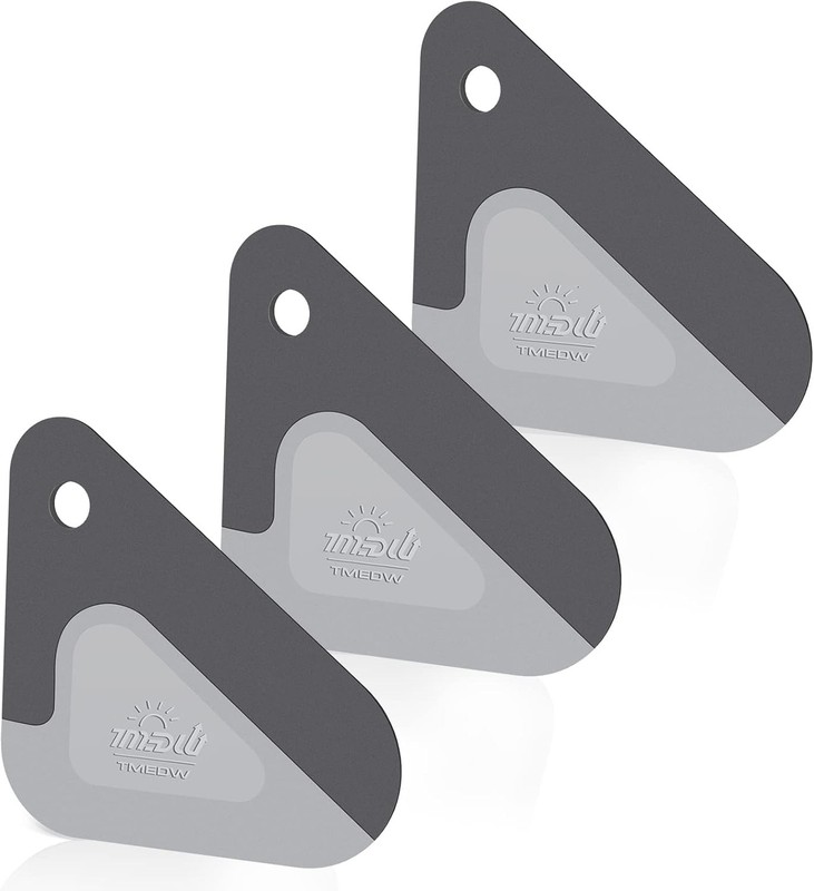 Food Scraper, 2-in-1 Pot and Pan Dish Scraper, Nylon and Silicone, Kitchen