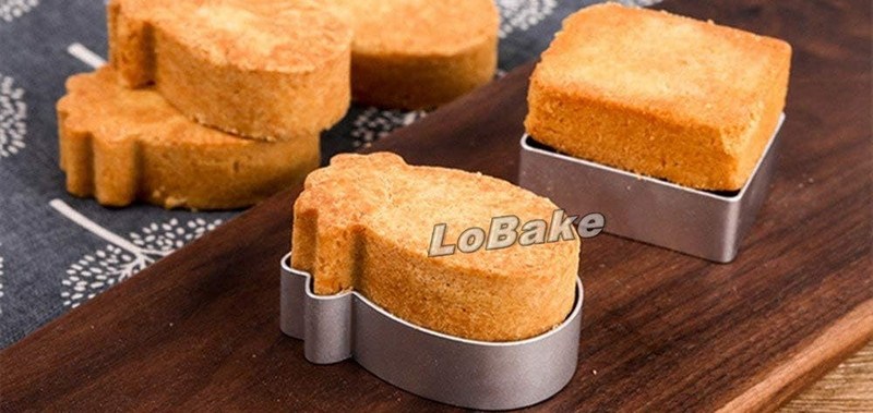 2 Units Pineapple and Rectangle Aluminium Cookie Biscuit Mold with Stainless Ste gallery