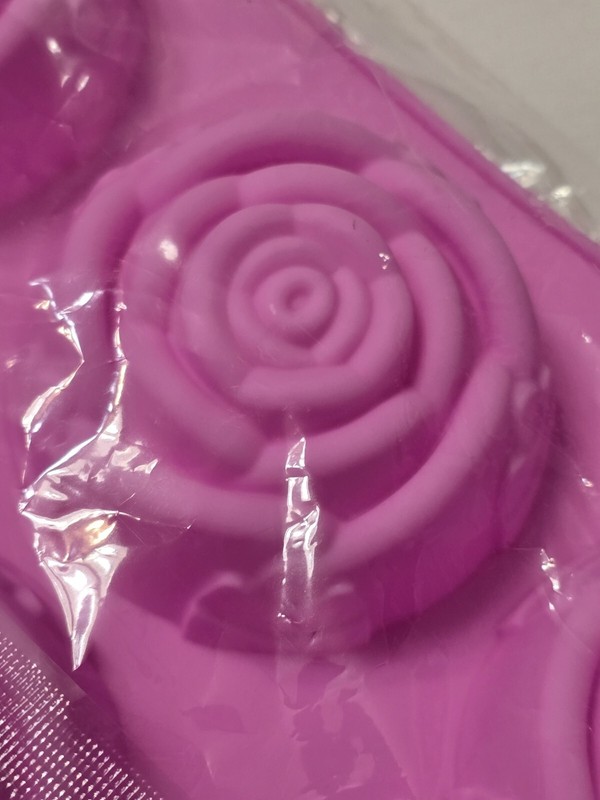 6 Rose Silicone Mold Soap Mini Cake Baking Plaster Resin Candle Making Jelly gallery