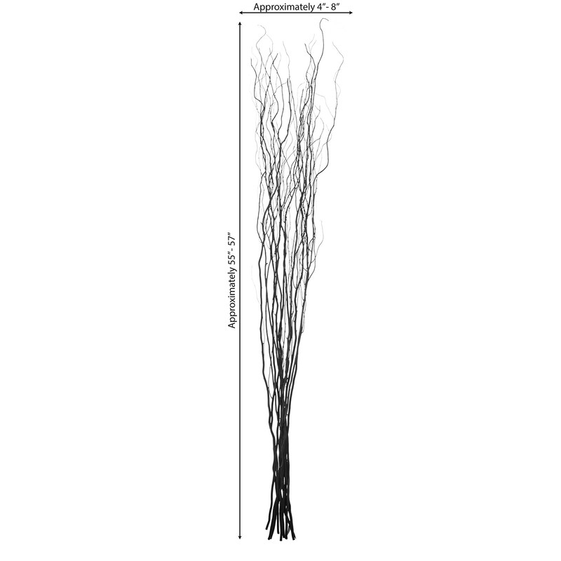 Uniquewise Brown Natural Decorative Dry Branches Willow Birch Sticks For Home gallery