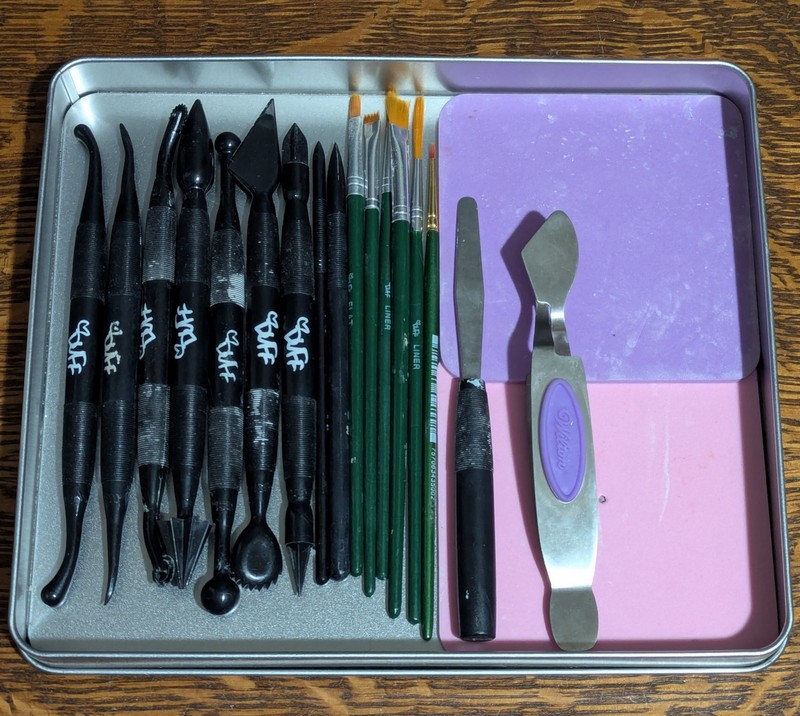 Duff Goldman 10 pc Tool Kit Fondant Gumpaste Molding Cake Decorating + Xtras