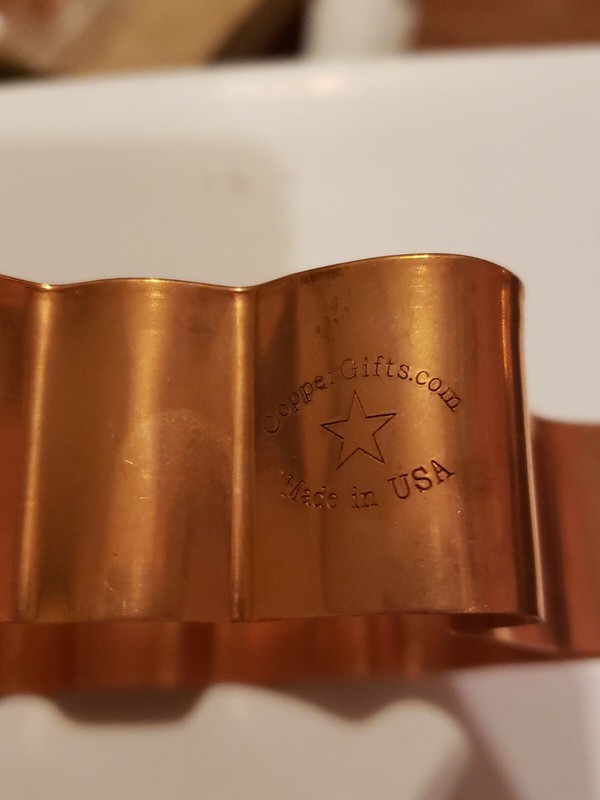 BRAMAN Heavy Copper Double Bells Christmas wedding Cookie Cutter gallery