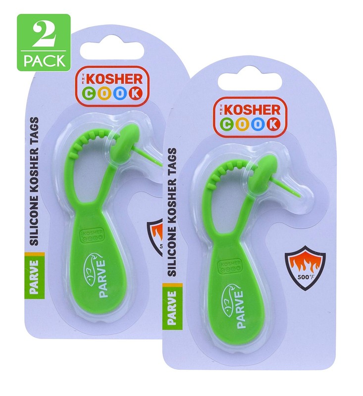The Kosher Cook Parve Green Kosher Tag - Silicone Label Utensils, Kitchen Ite... gallery