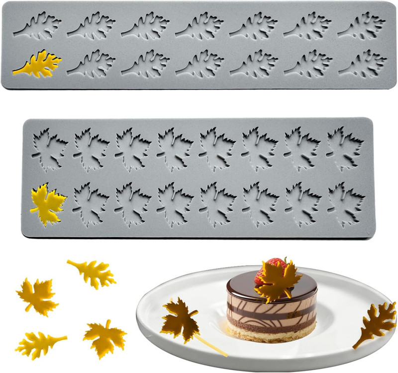 4PCS Heart Silicone Mold, Heart Chocolate Molds Hearts Tuile Molds,Fondant Choco gallery