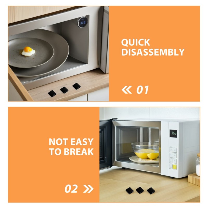 30Pcs Reusable Air Fryer Silicone Tray Feet Replacement Bumpers Universal Fit gallery