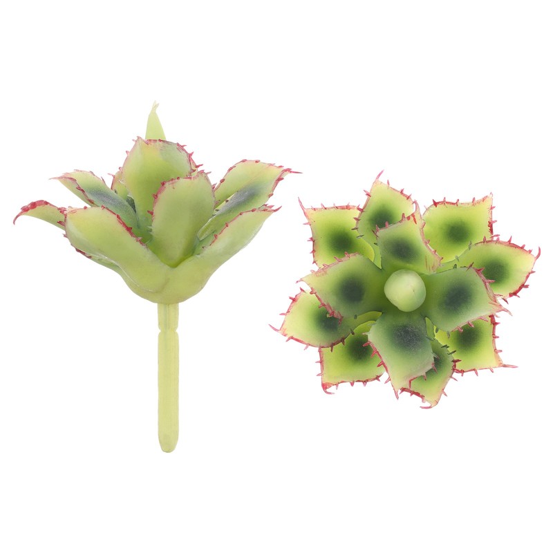 Artificial Succulents, 2Pcs 5.9inch Artificial Succulents Plant, Green