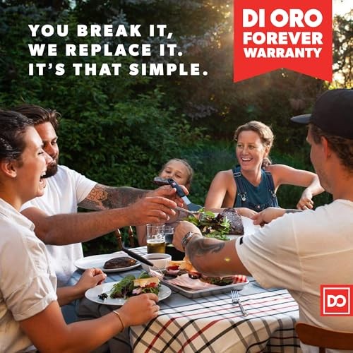 DI ORO Silicone Spatula Set - Rubber Kitchen Spatulas for Baking, 3 piece Black gallery