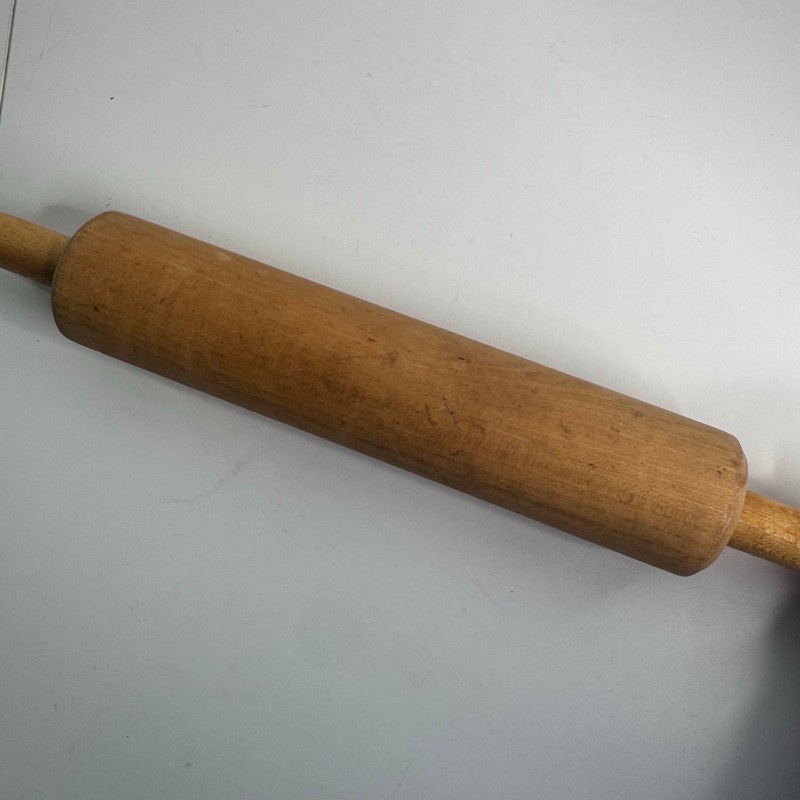 Vintage Wooden Rolling Pin Farmhouse Baking Kitchen Decor Primitive gallery