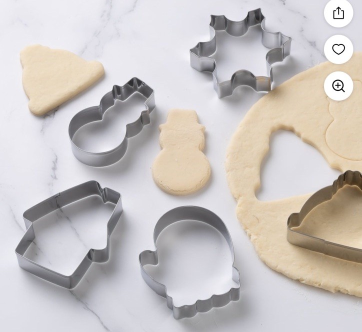 CWC 5 pcs Christmas Cookie Cutters + CWC 4 Pcs Christmas Cookie Stampers.New gallery