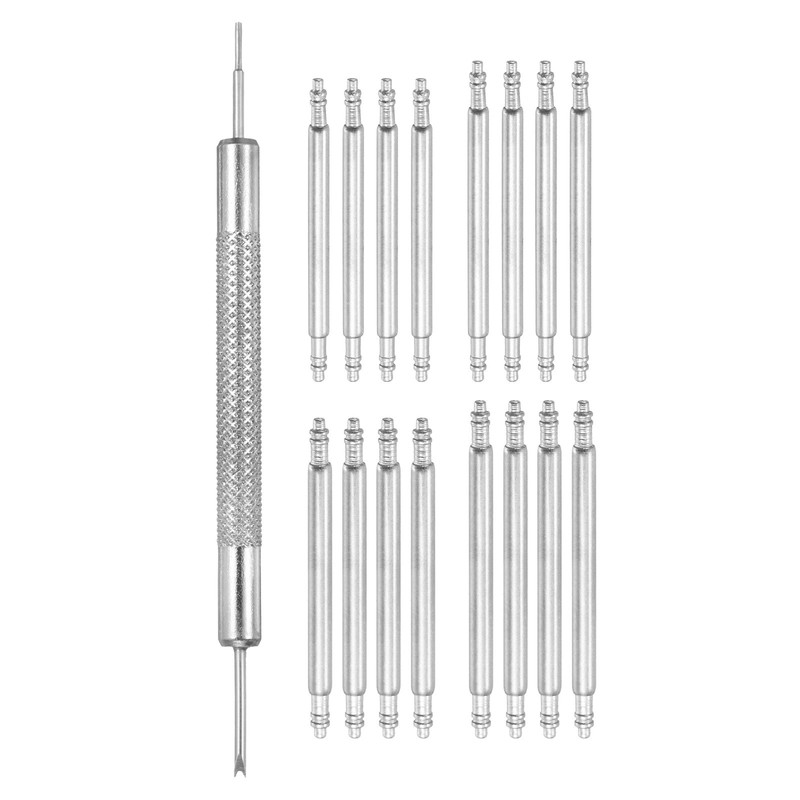 16pcs Watch Bars 23/23/21/25mm 1.5+1.8mm with Tool