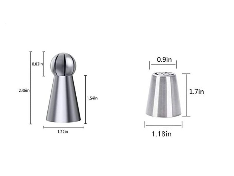 9 RUSSIAN PIPING TIPS CAKE DECORATING SET FLOWER FROSTING CUPCAKE BAKING TOOL gallery