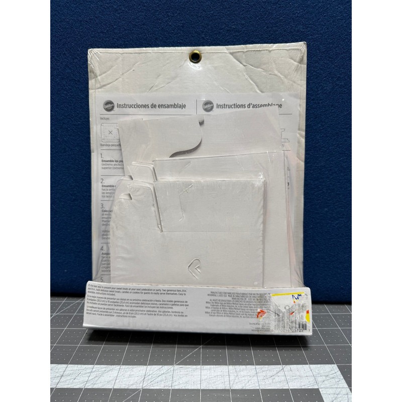 2 Wilton 2 Tier Treat Stand 9.75 High 10” Wide x 2 Deep gallery