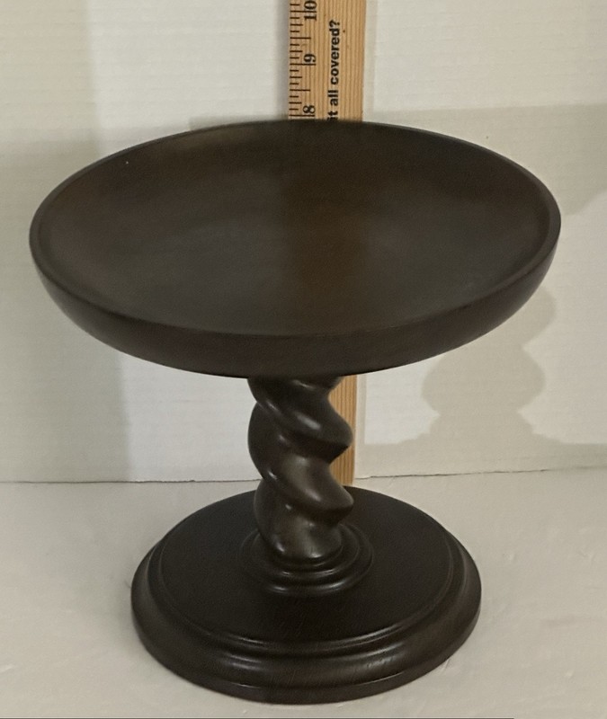 VTG Southern Living At Home Barley Twist Pedestal Cake Stand Candle Holder 8”H gallery