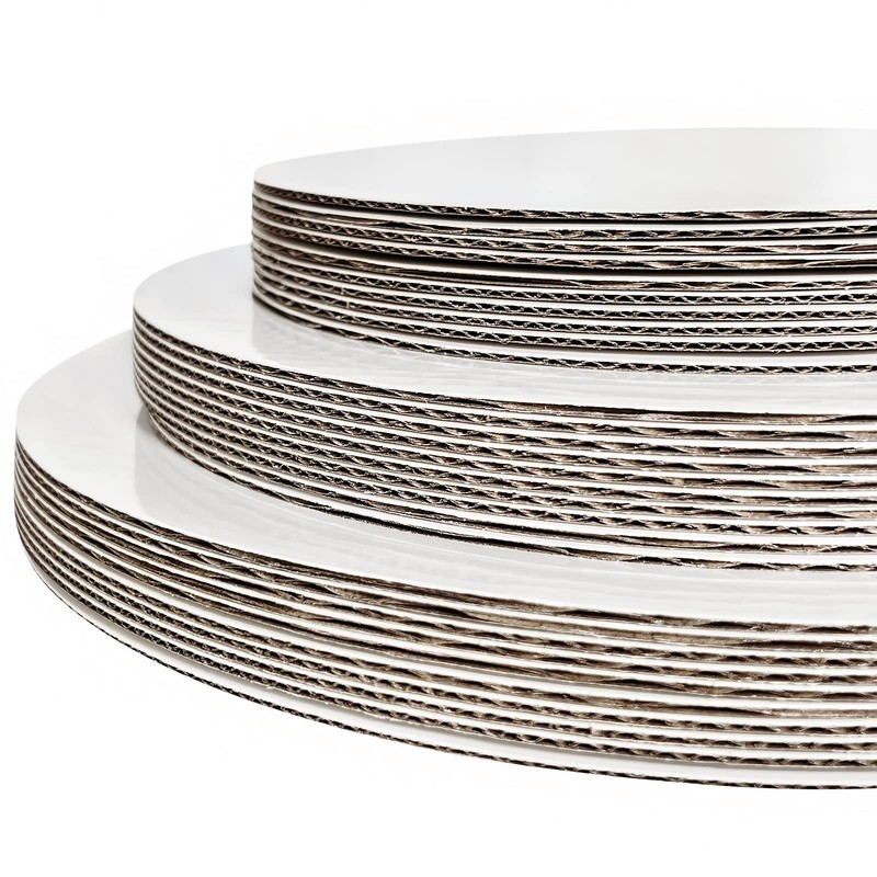 30-Pack White Cake Board Rounds,Circle Cardboard Base Boards, 8, 10 and 12-In... gallery