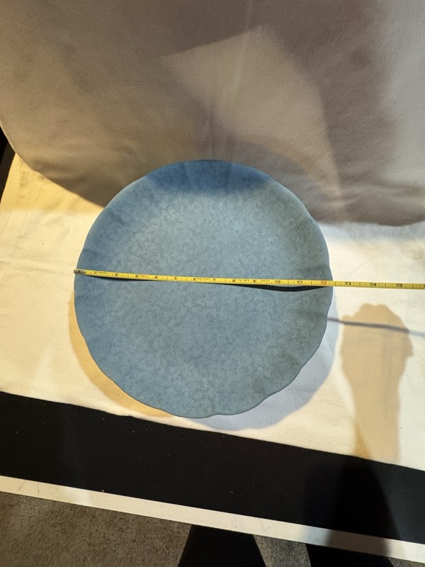 Blue Round Cake Plate Decorative gallery