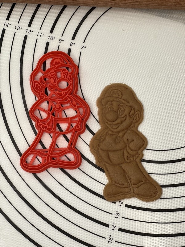Mario Cookie Cutter & Mold Produced by 3D Kitchen Art gallery