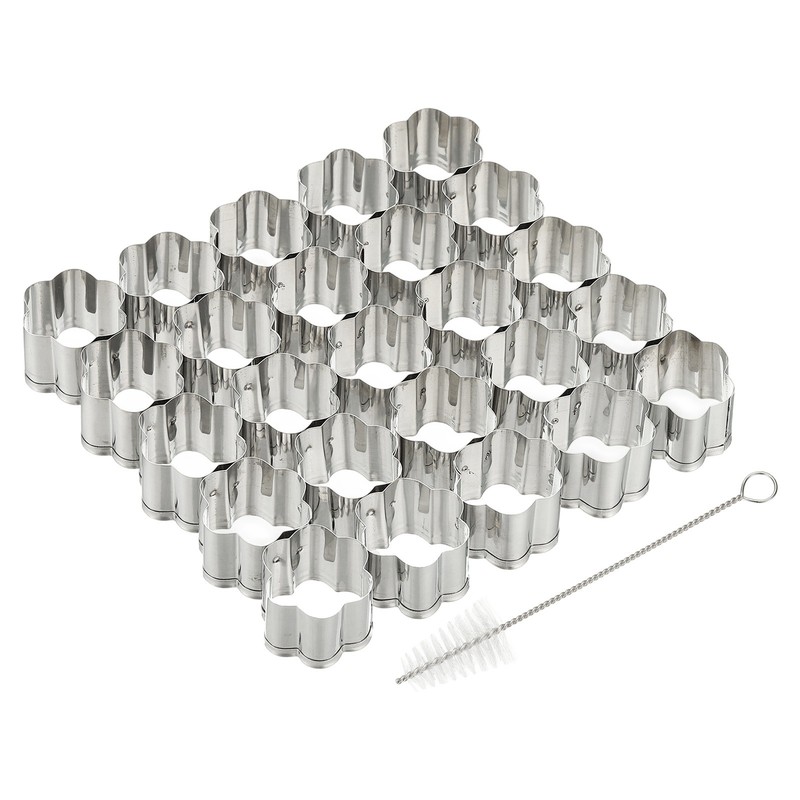 Flower Cracker Cutter Flower Cookie Cutter Fondant Making Silver