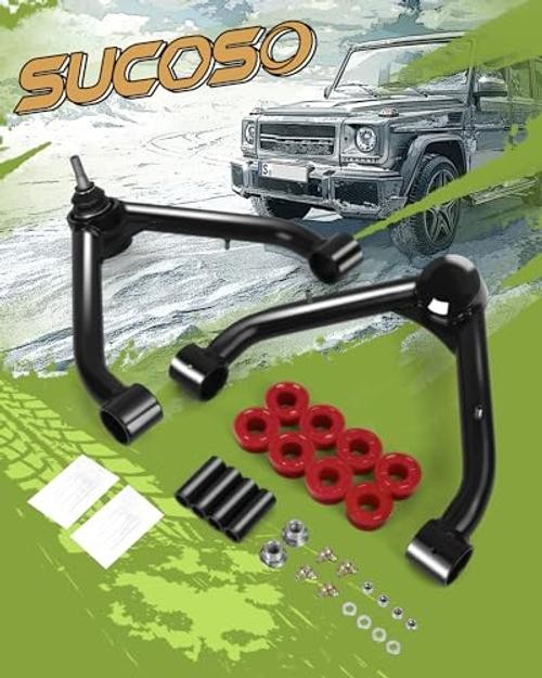 2-4 inch Front Upper Control Arms For 1999-2006 Silverado Sierra 1500 Black gallery