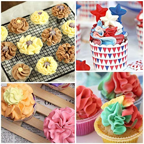 8 PCS Russian Piping Tips Set, BravOne Stainless Steel Russian Piping Ball gallery