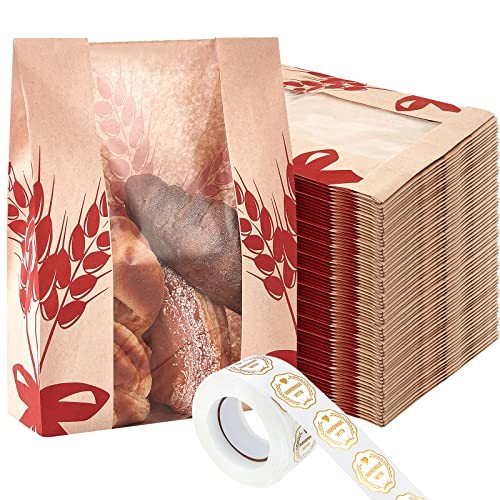 Pcs Kraft Paper Bread Bag for Homemade Bread Large Sourdough Loaf Bag with 200 gallery