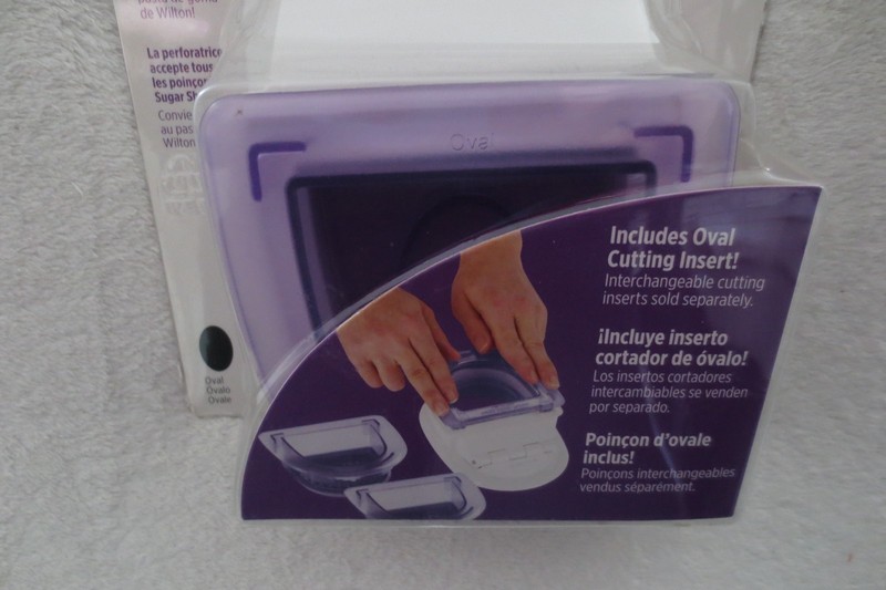 Wilton Sugar Sheets Fondant Punch Set Oval Cutter New gallery