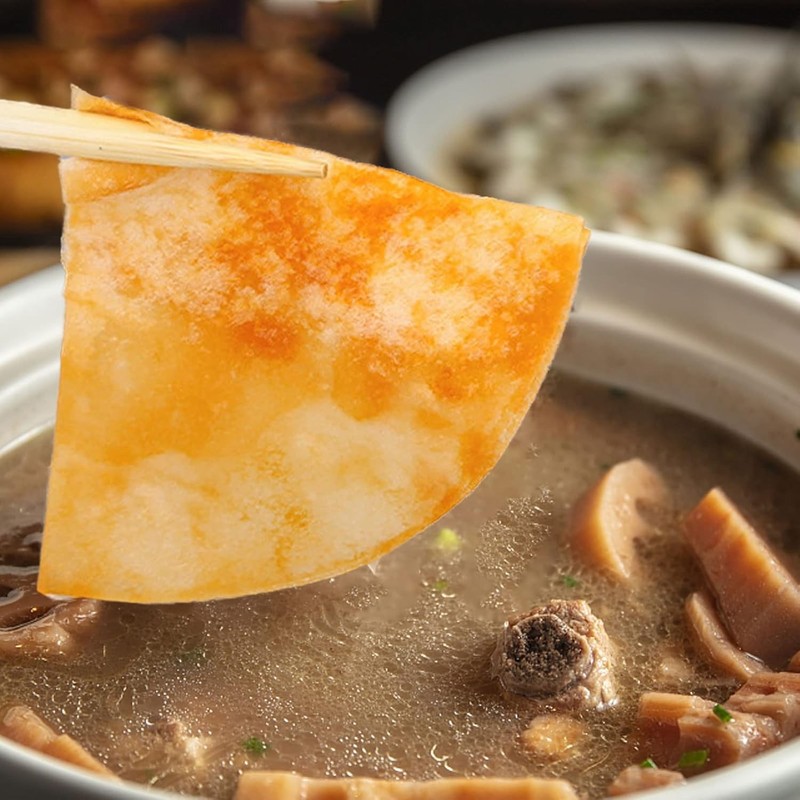 120 Sheets Oil Absorbing Paper for Kitchen, Round Soup Fried Film Food gallery