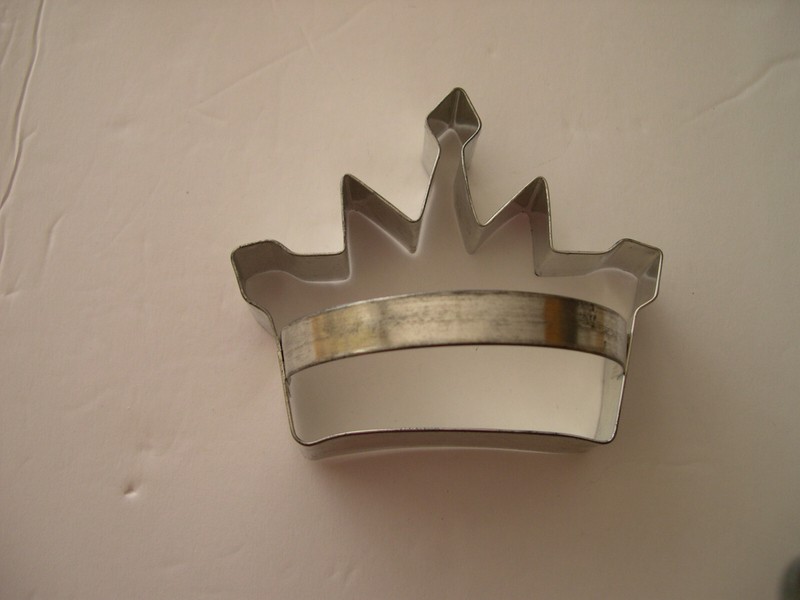 Crown Tiara Metal Cookie Cutter Princess Queen
