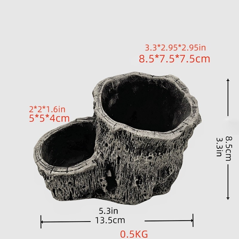 Cement Planter Vintage for Garden Succulents Display Creative Office Decoration gallery