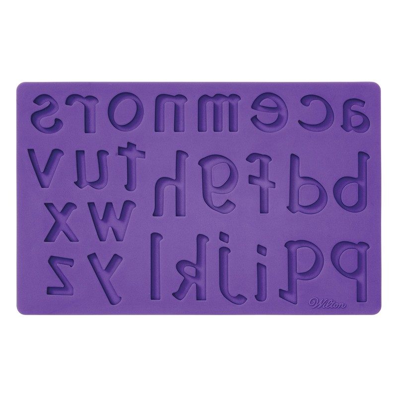 Wilton Silicone Letters and Numbers Fondant and Gum Paste Molds, 4-Piece - Ca... gallery